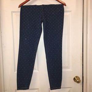 New! Beautiful rhinestone skinny jeans